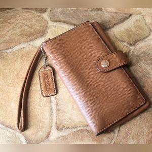 Coach Leather card and phone case